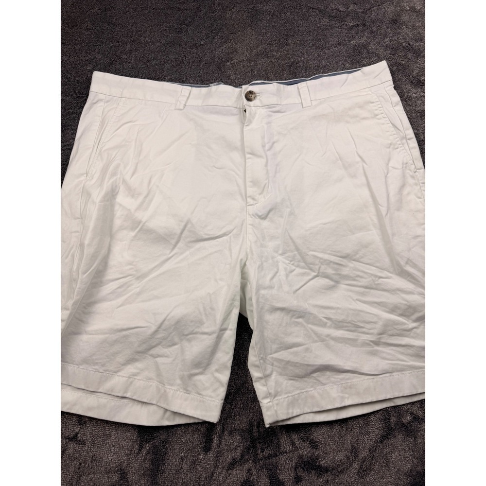 Vineyard Vines Mens White Breaker Shorts Size 40 Chino Cotton Preppy Classic